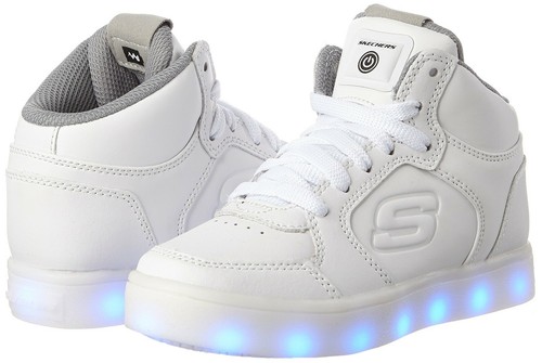 SCARPE SKECHERS S LIGHTS ENERGY MULTI LED RICAR. BOY'S Bianco 90600L-WHT  Bambino | eBay