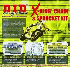 Suzuki GSXR750 2001-03 JT & DID 525 16/42 Quick Accel Chain and Sprocket Kit
