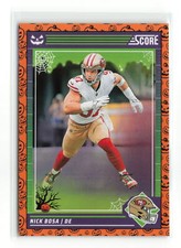 NICK BOSA #248 2024 PANINI SCORE-A-TREAT 49ERS ORANGE PUMPKINS