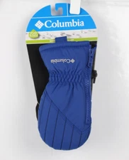 Columbia Toddler Chippewa III Mitten Gloves Zipper One Size Blue Omni Shield