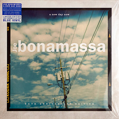 Blues - Joe Bonamassa   A New Day Now - 20th Anniv. - EU 2020 Mint, Blue Vinyl
