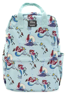 square nylon backpack