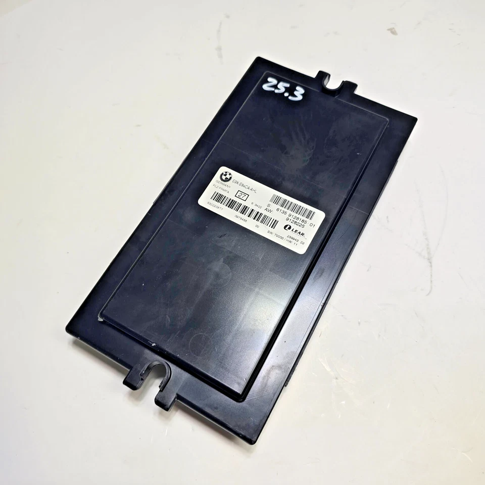 07-10 BMW E90 E92 328i 335i FOOTWELL CONTROL MODULE LEAR 6135 9128185-01 OEM - Image 3 of 4