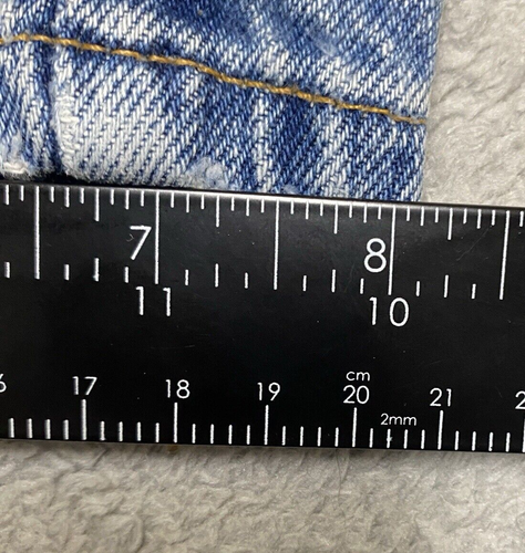 VTG Levis 505 Jeans Mens 36x30 (33x29)* Blue Straight Regular Fit Y2K Preppy - Picture 12 of 16
