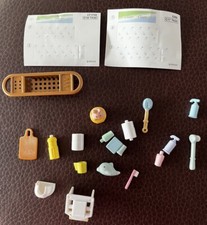 VTG Sylvanian Families Epoch Mini Dollhouse 80 Accessories Food Kitchen Misc.