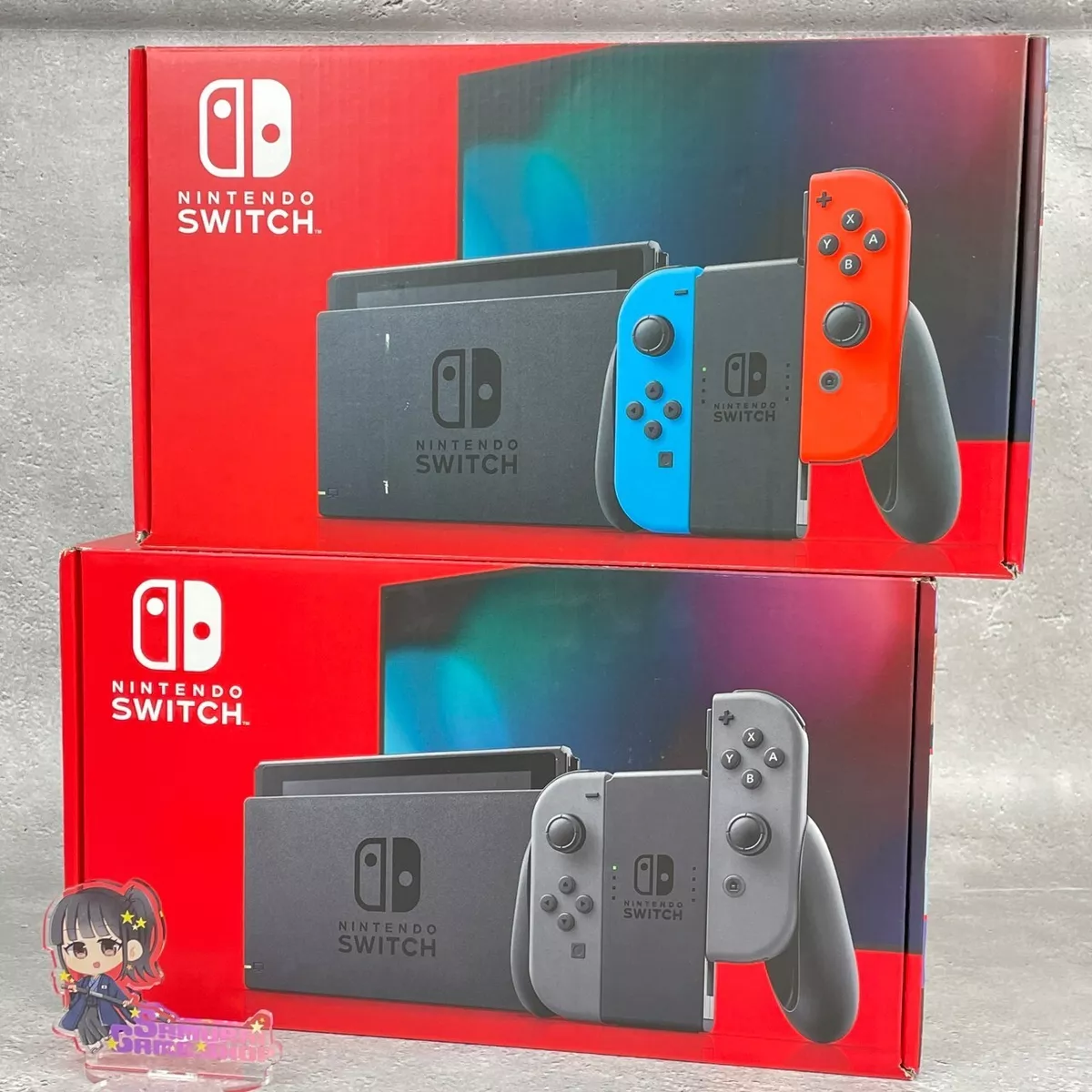 Nintendo Switch Console with Neon Blue and Neon Red Joy-Con Controllers -  HAC-001(-01) - Gaming Consoles & Controllers 