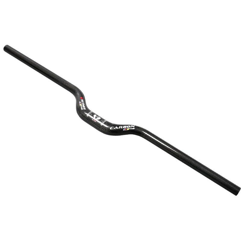 3K Full Carbon Fiber MTB Handlebar 25.4 31.8mm Mountain Bike Riser Bar 580 740mm