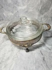 Vintage Anchor Hocking #447 Fire King 1.5 QT 8" Casserole Dish USA