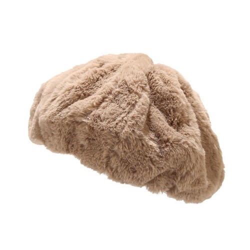 Donna Pelliccia Finta Basco Francese Cappello Berretto Brimless Soffice  Inverno | eBay