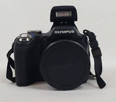 OLYMPUS SP-590UZ Digital Camera Shoulder Strap Damaged Back Screen