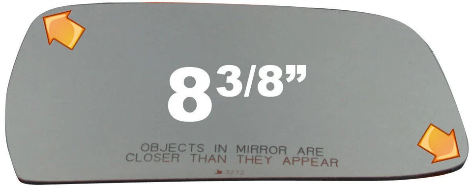 Nuevo espejo retrovisor derecho convexo de repuesto para 00-04 Nissan Xterra sin placa de respaldo Foto 2 de 4
