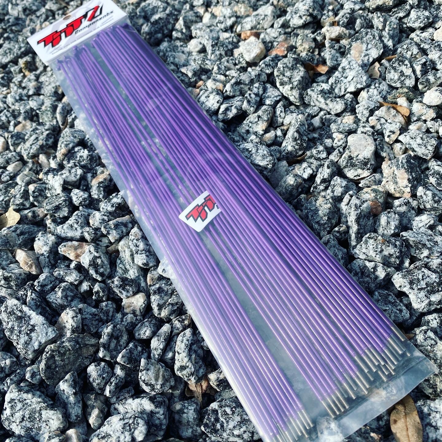 Bicycle Spokes Nipples 14G Stainless Steel PURPLE (CHOOSE