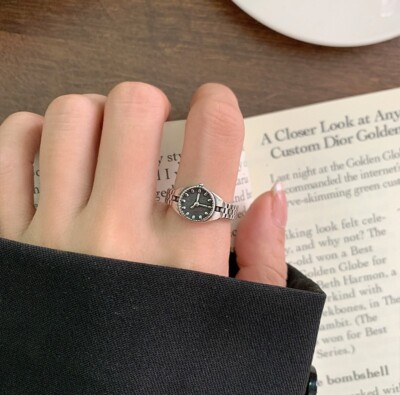 SILVER925 VINTAGE WATCH RING/シルバー/リング Vintage 925 Sterling Silver Watch Ring Unique Watch Ring | eBay