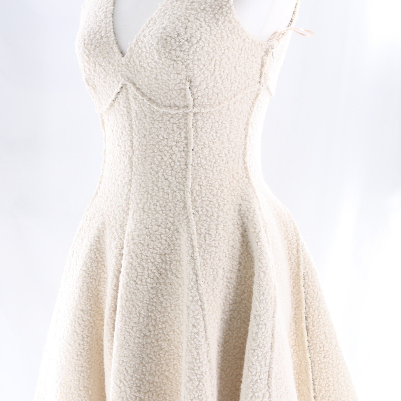 Limited Unique M MISSONI Ivory Wool Blend V-Neck Womens Mini Dress - NWT  $2095 | eBay