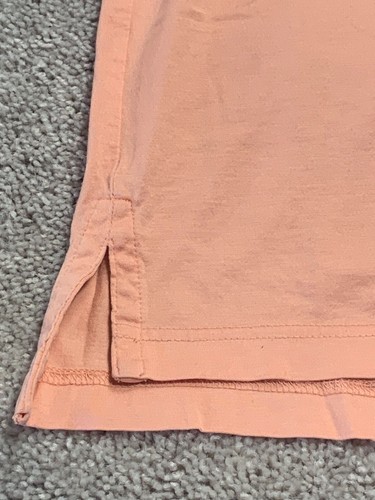 Fairway & Greene Golf Polo Shirt Men's Medium Peach Embroidered Preppy Comfort - Picture 5 of 12