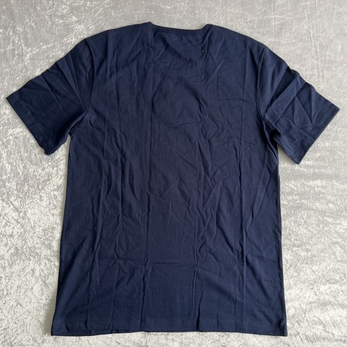 BOSS Men's T-Shirt RN Cotton Underwear T-Shirts with Logos L Blue - Picture 5 of 5