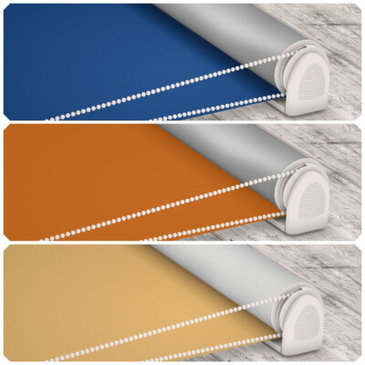 Thermo Rollo Verdunkelungsrollo Fensterrollo Klemmfix ohne Bohren viele Farben
