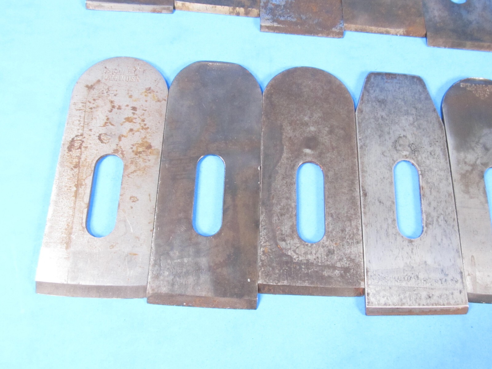 parts ASIS lot 24 irons blade cutters for Stanley & others wood