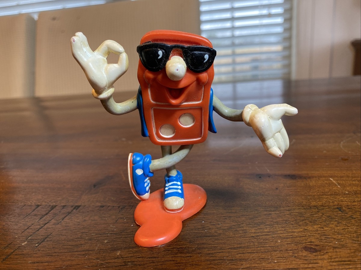 Vintage 1993 Dominos Pizza 3.5” Figure Super Rare! Dominos Pizza