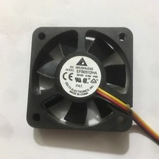 Delta EFB0512HA 5010 DC12V 0.15A 5CM 3-Wire Dual Ball Cooling Fan