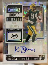 2023 Contenders Karl Brooks #247 SSP Auto Cracked Ice Rookie RC 7/23 Packers🔥🏈