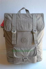 New With Tag Kipling JINAN LARGE BACKPACK WITH LAPTOP PROTECTION - Warm Grey