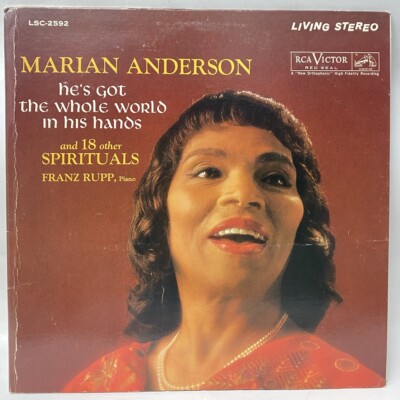 Marian Anderson, Franz Rupp - He's Got The Whole World In His Hands VG+