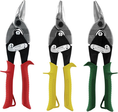 MIDWEST Aviation Snip Set - Left, Right and Straight Cut Regular Tin Cutting She