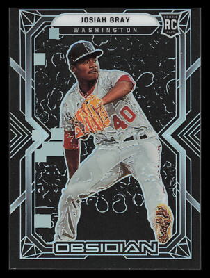 2022 Panini Chronicles Joshiah Gray Obsidian #10