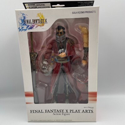 Play Arts Final Fantasy X Auron Figure Square Enix Japan Import | eBay