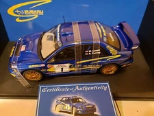 AutoArt Subaru Impreza WRX STI 1/18 Diecast Lovell Turvey SCCA box defects