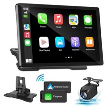 7 Inch wireless carplay screen with backup camera
