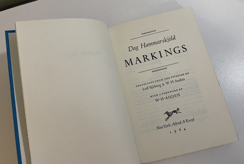 Dag Hammarskjold Markings Hardcover 1964 Alfred Knopf - Picture 23 of 24