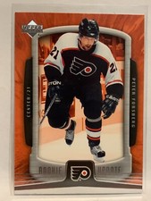 #70 Peter Forsberg Philadelphia Flyers 2005-06 Upper Deck Rookie Update Hockey C