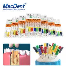 MacDent Dental Endodontic Endo Root Canal H-Files SST 21/25/31mm Hand Use