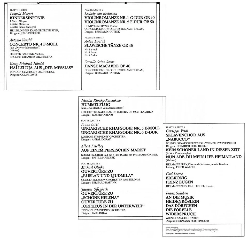 3LP Box Red/Silver VIVALDI Winter 4 Seasons BEETHOVEN Romances SZERYNG Violin - Image 2 of 3