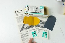 Sonafix do szybkozszywacza w kolorze żółtym pomocnik biurowy do segregatora na dokumenty X-64