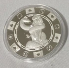 Naughty You Lose Sexy 1 troy Oz.999 Fine Silver Round Coin Watch Out For Snakes