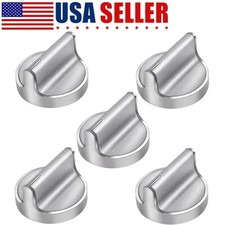 W10594481 Gas Range Stove Knobs 5pcs Replaces for Whirlpool Range/Oven AP6023301