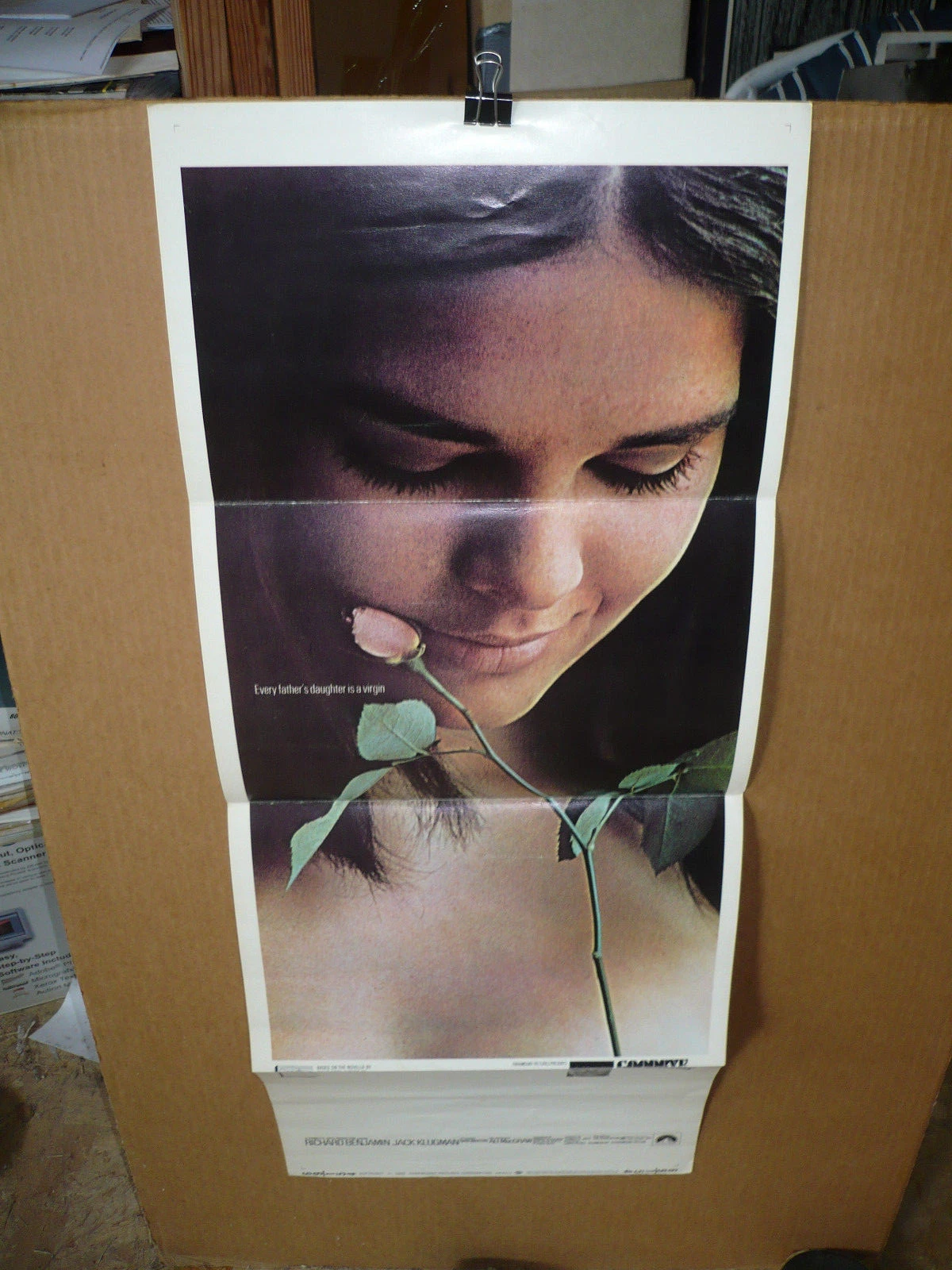 GOODBYE COLUMBUS  orig 14x36   movie poster (Ali MacGraw)   1969