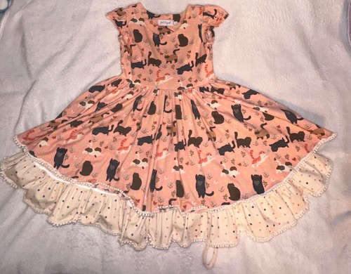 Girl August - Lucy Dress - Cats - 7Y