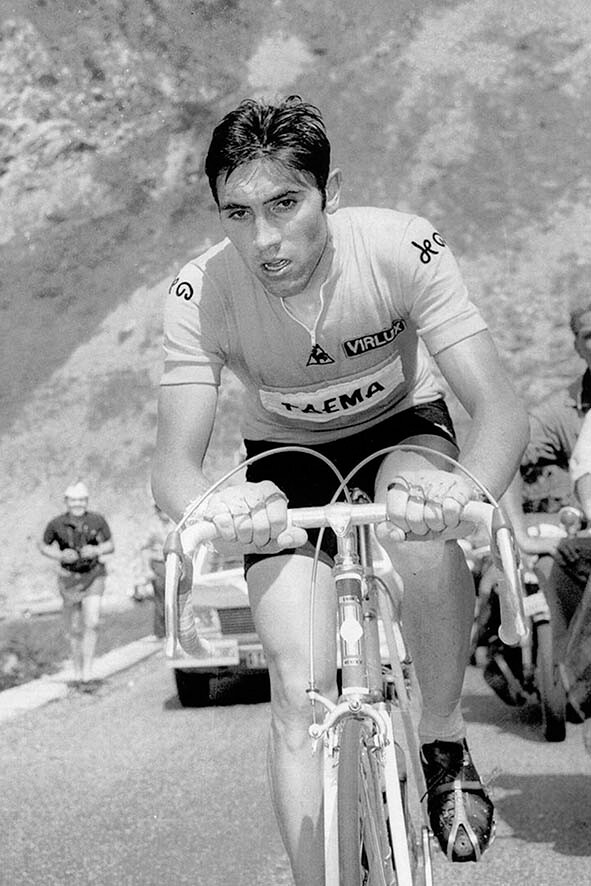 Poster Vintage Eddy Merckx – Affiche Cyclisme – Fabriqué En Italie