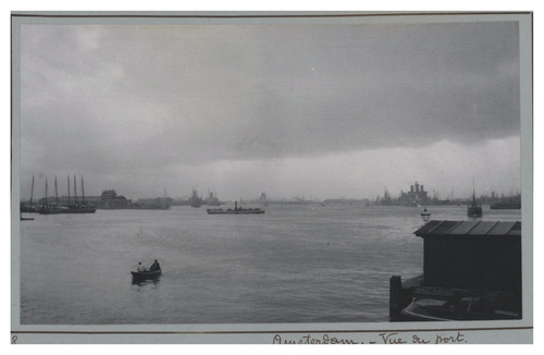 Tirage Ancien Saigon Quai Au Port – Photo Vintage Circa 1900 7x8,5cm