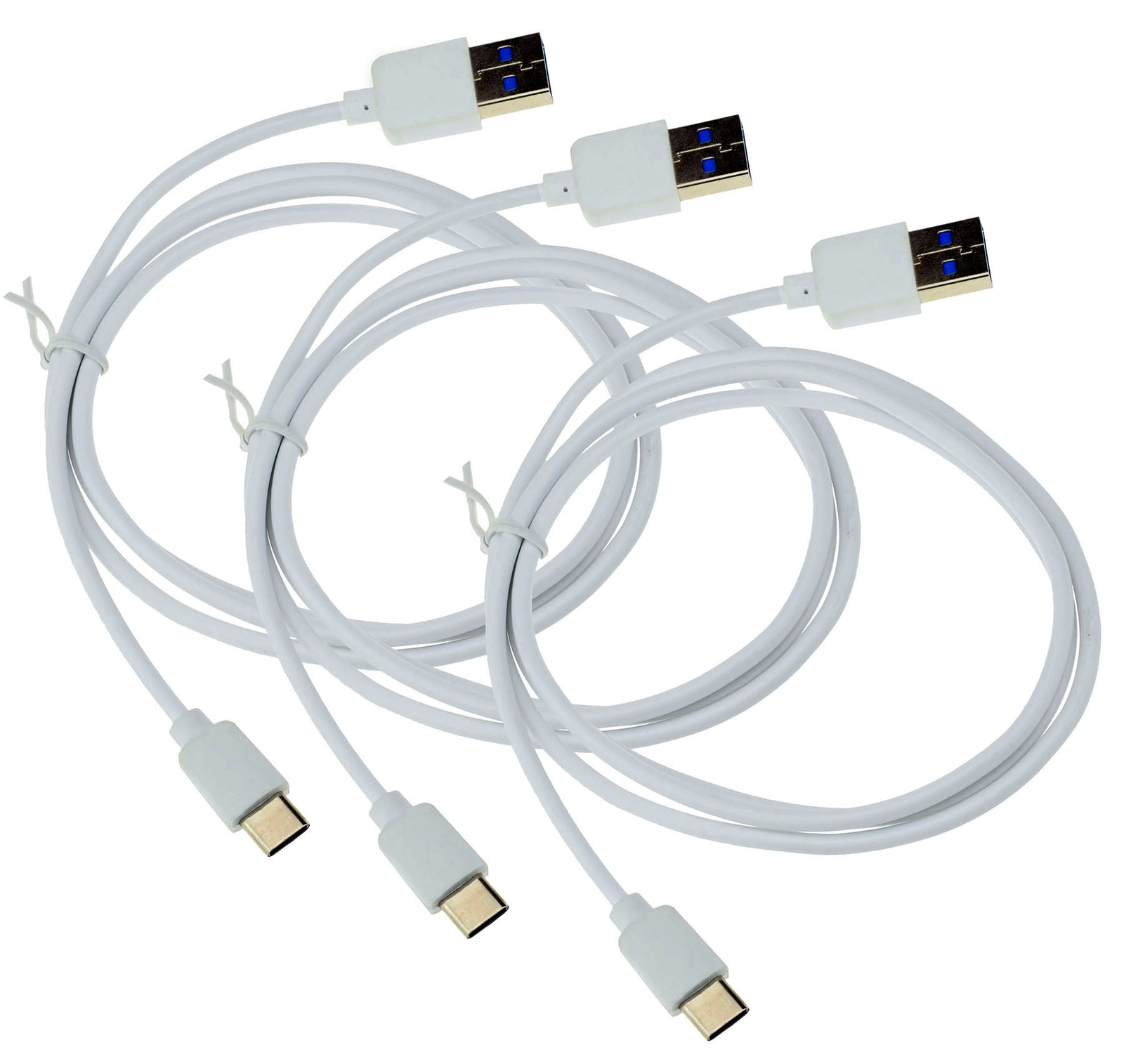 3X White USB-C Charging Cable for Nokia 6.2 Fast Data Sync