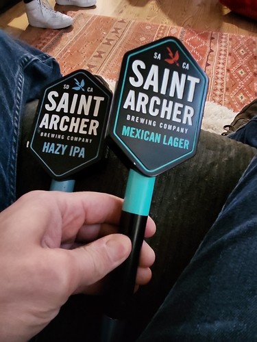 Beer Tap Handle Saint Archer Coffee Brown Beer Tap Handle Man Cave Lot A - Picture 2 of 6
