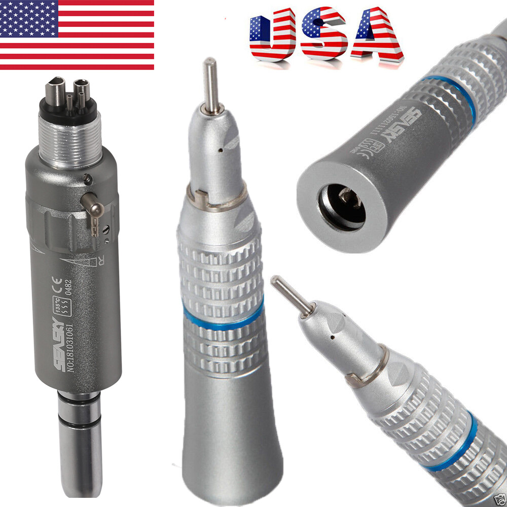 NSK Style Dental Low Speed Handpiece – Contra Angle Air Motor, 4 Hole Midwest Fit