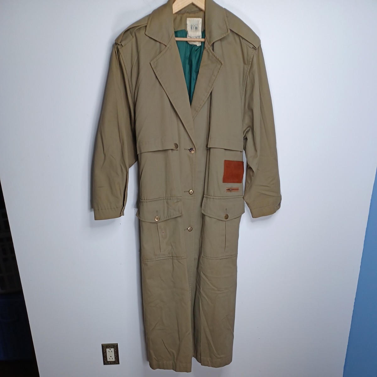 Vintage Together Company LTD! Green Jacket Trench Coat Vintage Together Company LTD! Green Jacket Trench Coat