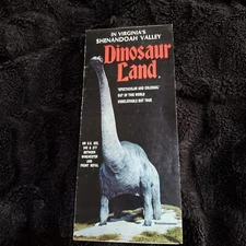 Vintage Dinosaur Land Virginia Brochure 1975