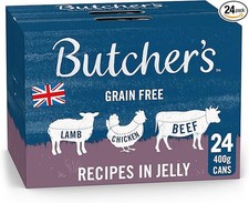 Grain-Free Wet Dog Food 24x400g - Lamb Kidney / Chicken Liver / Beef Liver 2.67 per kilo