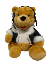 The Disney Store Pilot Pooh Winnie The Pooh Bear Plush Aviator 14  